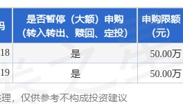 公告速递：博道基金管理有限公司关于博道久航混合基金调整大额申购业务限额
