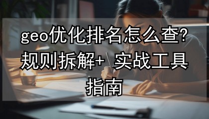 GEO排名查不到？三大工具实测，用对工具排名飙升70%